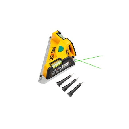 Prexiso PREXISO Tile Square Laser, 32 ft. Projection Range, One-Button PTL10G